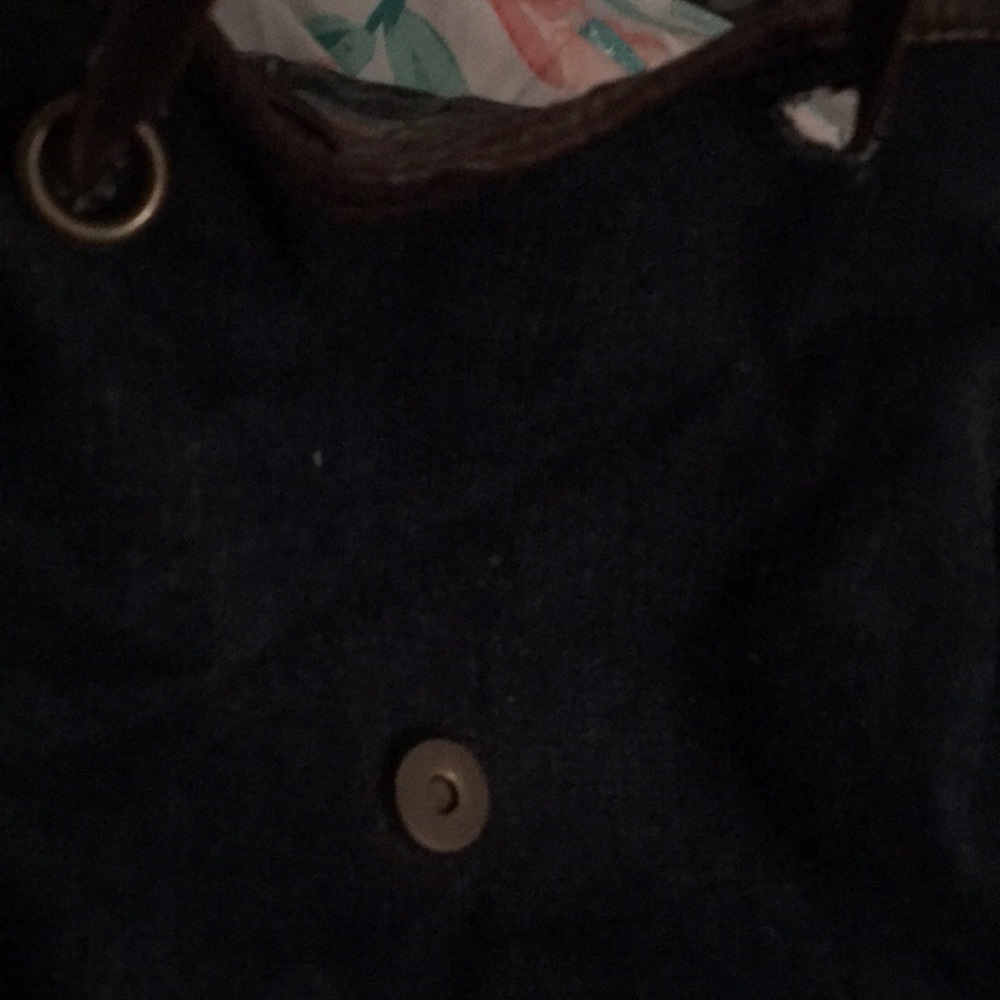 Boho jean Aztec pattern backpack - Picture 2 of 3